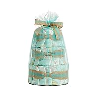 Diaper Cake | Clean Conscious Diapers, Baby Personal Care, Plant-Based Wipes | Above it All | Regular, Size 1 (8-14 lbs), 35 Count