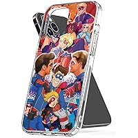 Phone Case Henry Compatible Danger Media Jumbo Mixed Collage Combine Photo with iPhone 14 13 12 11 6 7 8 Pro Max Mini XR X/XS Se 2022 Waterproof Scratch Accessories, Transparent