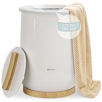 Keenray Upgraded Towel Warmer Bucket, Large Towel Warmer with 3 Heating Modes, Heat Time 30/45/60 Min Adjustable and Up to 24 Hour Delay Timer, Towel Heater for Oversize Bathrobes Blankets