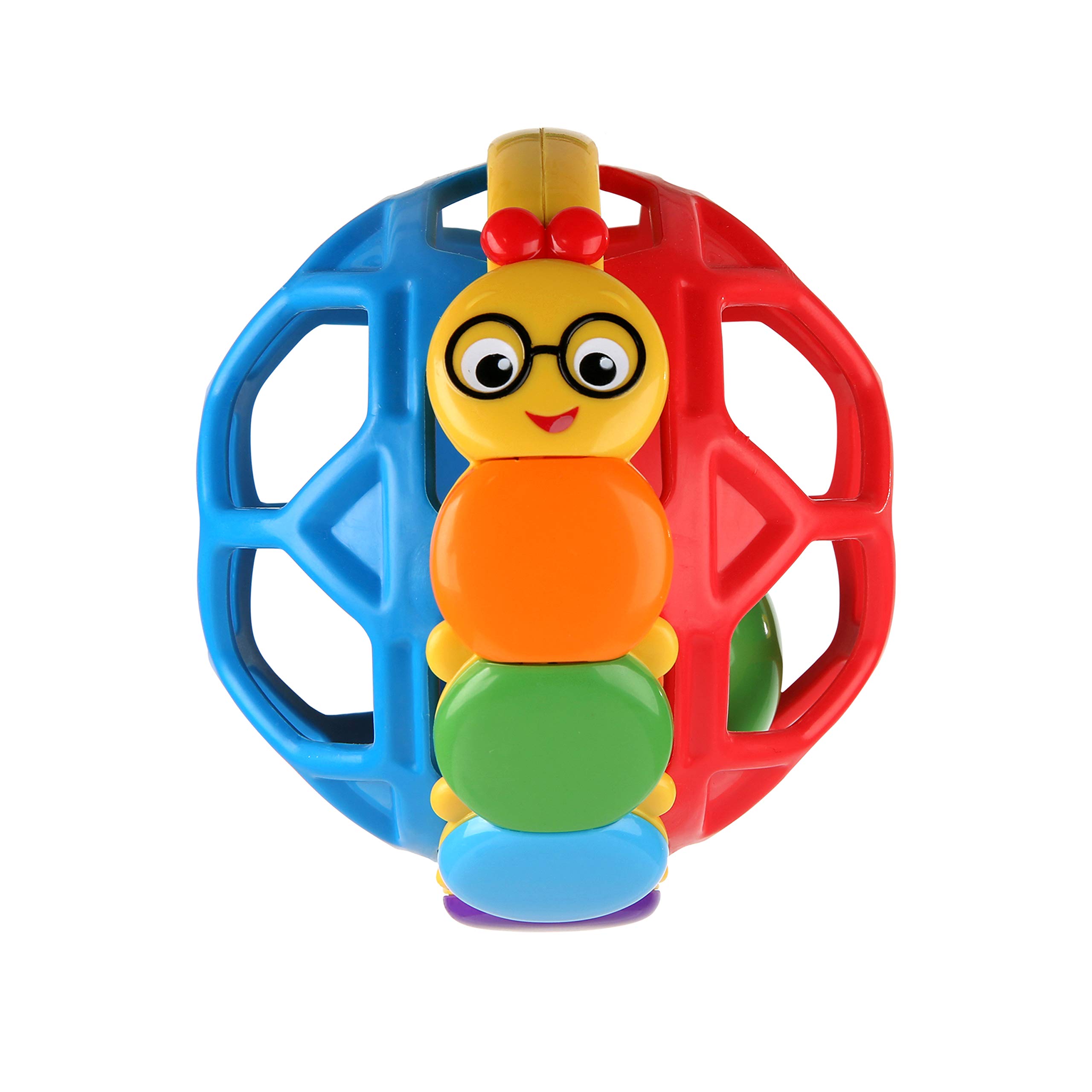 Baby Einstein Cal Bendy Ball Rattle Toy, Ages 3 months +