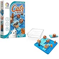 Cats & Boxes Travel Game with 60 Challenges for Ages 7-Adult