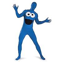 Disguise Men's Sesame Street Cookie Monster Bodysuit Costume