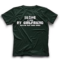 I Love It When My Girlfriend Lets Me Play Video Games t-Shirt Boyfriend Gift