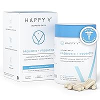 Dr. Formulated Vaginal Probiotics for Women, Clinically Proven Womens Probiotic for Vaginal Health & pH Balance Complex, Natural BV Treatment & Yeast Infection Prebiotics, 60 Vegan Capsules