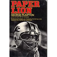 Paper Lion Paper Lion Hardcover Audible Audiobook Mass Market Paperback Paperback Preloaded Digital Audio Player