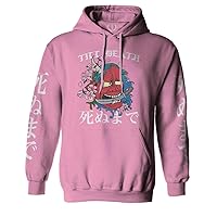 VICES AND VIRTUES Front Demon Graphic Traditional Japanese Till Death Anime Aesthetics Hoodie