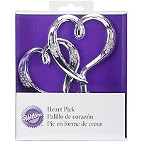 Wilton 1006-985 Double Heart Picks for Cake Decorations