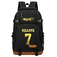Teen Mbappe Graphic Bookbag-PSG Lightweight Travel Rucksack Large Laptop Bag for Students