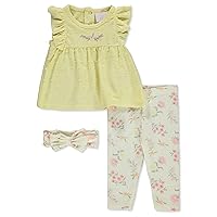Duck Duck Goose Baby Girls' 3-Piece Leggings Set Outfit