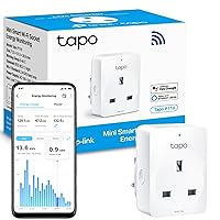 Smart Plug with Energy Monitoring, Max 13A,Works with Amazon Alexa & Google Home, Wi-Fi Smart Socket, Remote Control, Device Sharing, No Hub Required, Tapo P110