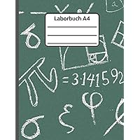 Laborbuch A4: laborjournal a4 kariert| 110 Seiten| block kariert a4 (German Edition)