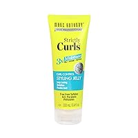 Styling Jelly, Strictly Curls - 3x Moisture Hair Gel For Long-Lasting Curl Definition - Shea Butter, Marula Oil, Aloe Vera & Coconut Cream - Sulfate Free & Color Safe For Dry Damaged Hair
