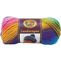 Lion Brand Yarn Landscapes Yarn, Multicolor Yarn for Knitting, Crocheting Yarn, 1-Pack, Boardwalk