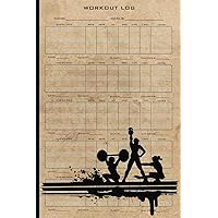 Workout log journal 150 pages with schedules to fill with your exercise (Italian Edition)