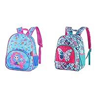 12-Inch girl preschool backpack,Kids Backpack for Boys & Girls, Perfect for Daycare and Preschool, Unique design print backpack for school and travel