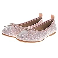 Ballerina Flats - Girls Classic Leatherette Ballet Shoe (Toddler Little Kid Big Kid)