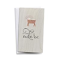 DaySpring - Little Inspirations - O Come Let Us Adore Him - 16 Christmas Boxed Cards, KJV (10369)