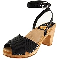 Swedish Hasbeens Women's Strappy Ankle-Strap Sandal