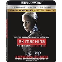 Ex Machina 4K Ultra HD [Blu-ray + Digital HD] [4K UHD] Ex Machina 4K Ultra HD [Blu-ray + Digital HD] [4K UHD] 4K Blu-ray DVD