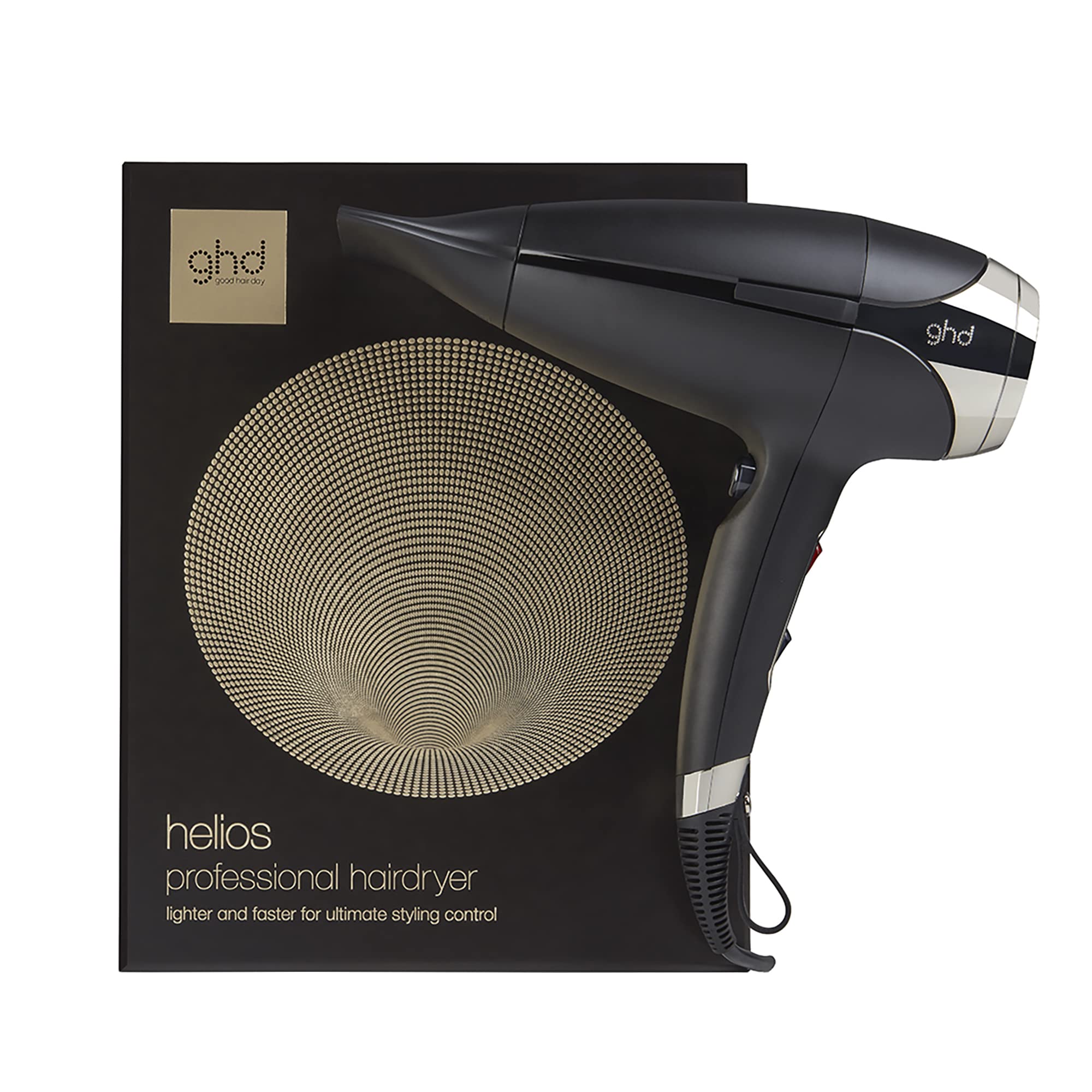 ghd Helios Hair Dryer ― 1875w Professional Blow Dryer, Longer Life + Brushless Motor Lightweight Hair Dryer for Salon-Worthy Blowout