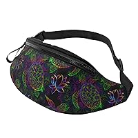 Sea Turtle Fanny Pack Waist Bag Adjustable Belt Bag For Men Women Traveling Hiking Cycling Running