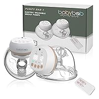 Wearable Breast Pump, Hands-Free Electric Breast Pump Portable Wireless Breastfeeding Pump with Remote,17/19/21/24mm with Massage Flange, 3 Modes 12 Levels, LCD Display, Leak Proof, 2 Pack