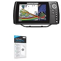 BoxWave Screen Protector Compatible with Humminbird Helix 7 Chirp GPS G4N - ClearTouch Crystal (2-Pack), HD Film Skin - Shields from Scratches