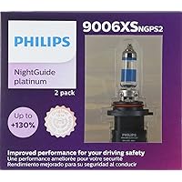 Philips Automotive Lighting 9006XS NightGuide Platinum Upgrade Headlight Bulb, Pack of 2