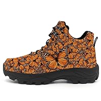 Women's Hiking Boots Shoes Waterproof Lace Up Outdoor Trekking Sneakers Gifts for Ladies Girls