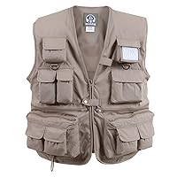 Uncle Milty Travel Vest in Khaki - 3X-Large