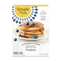 Almond Flour Pancake & Waffle Mix, Original - Gluten Free, Plant Based, Paleo Friendly, Breakfast 10.7 Ounce (Pack of 1)