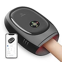 COMFIER Smart Hand Massager Machine,APP Control,Hand Massage with Heat and Compression,Massager for Arthristis,Carpal Tunnel,Hand Wrist Finger Massager,3 Heat Levels&3 Intensities,Gifts for Women,Men