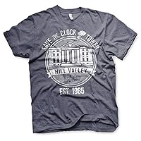 Back To The Future Officially Licensed Save The Clock Tower Mens T-Shirt