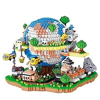 Architecture Global Village Micro Building Blocks Set（5452PCS） - Architectural Model Toys Gifts for Kid and Adult