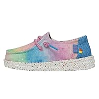 Hey Dude Girl's Wendy Youth Multiple Sizes & Colors | Girl’s Shoes | Girl’s Lace Up Loafers | Lightweight & Comfortable
