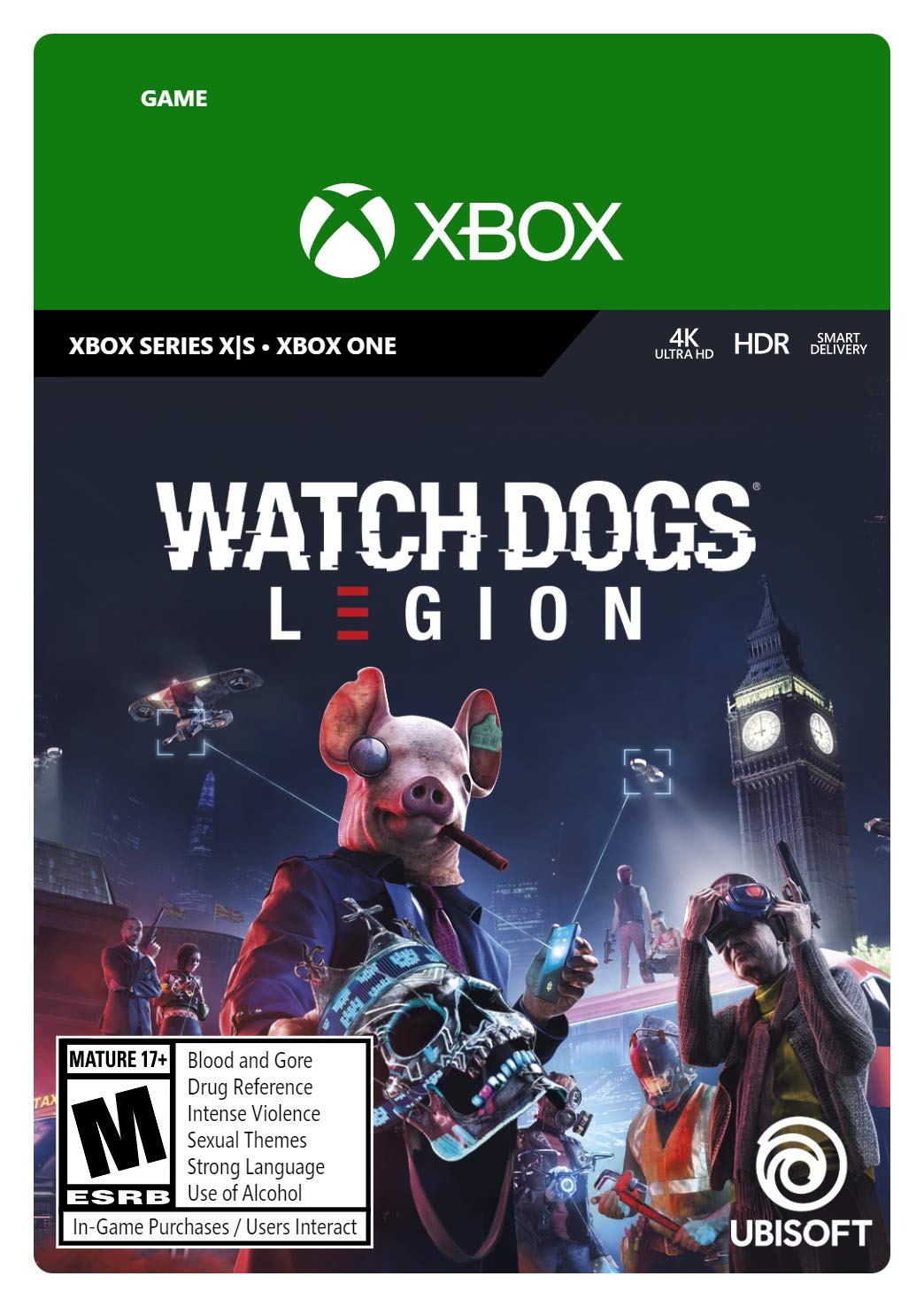 Watch Dogs: Legion Xbox Series X|S, Xbox One Standard Edition [Digital Code]