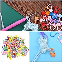 100pcs Sweater Pin Marker Buckle Rust-Proof Smooth Surface Colorful Knitting Tools DIY Sewing Tools Random Color