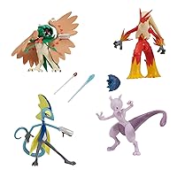 Pokémon Battle Feature Figure 4 Pack - Includes Four 4.5-Inch Battle Figures with Unique Battle Features - Not Applicable