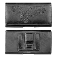Eagle Embossed Phone Holster for Nokia C210, C02, X30, C200, C2 2nd Edition, C1 2nd Edition, C01 Plus, C1 Plus