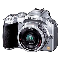 Panasonic Digital Single-Lens Camera Lumix G5 Lens kit Motorized Zoom Lens Attached Solid Silver DMC-G5X-S
