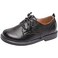 Boy's Girl's British Style School Uniform Leather Shoes Performance Oxford Shoes