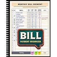 Bill Payment Organizer: A 4-Year Bill Tracker Notebook With 1150 Billing Records, Great Gift For Families & Debt Crushers