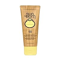 Original SPF 50 Sunscreen Lotion | Vegan and Hawaii 104 Reef Act Compliant (Octinoxate & Oxybenzone Free) Broad Spectrum Moisturizing UVA/UVB Sunscreen with Vitamin E | 3 oz