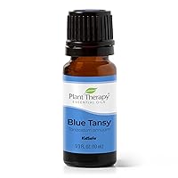 Plant Therapy Blue Tansy Essential Oil 100% Pure, Undiluted, Natural Aromatherapy, Therapeutic Grade 10 mL (1/3 oz)