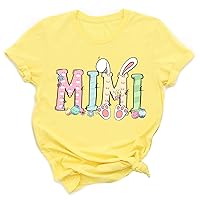 Mama Bunny Easter Shirt, Mother Bunny Shirt, Mom Grandma Mimi Gigi Bunny Baby, Pregnancy Shirt, Easter Expecting Mom Top Multicolored