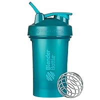 Classic V2 Shaker Bottle Perfect for Protein Shakes and Pre Workout, 20-Ounce, Teal (Pack of 15)
