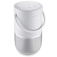 Bose Portable Smart Speaker — Wireless Bluetooth Speaker with Alexa Voice Control Built-In, Water Resistant, Silver