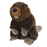 Wild Republic Beaver Plush, Stuffed Animal, Plush Toy, Gifts for Kids, Cuddlekins 8 Inches,Multi