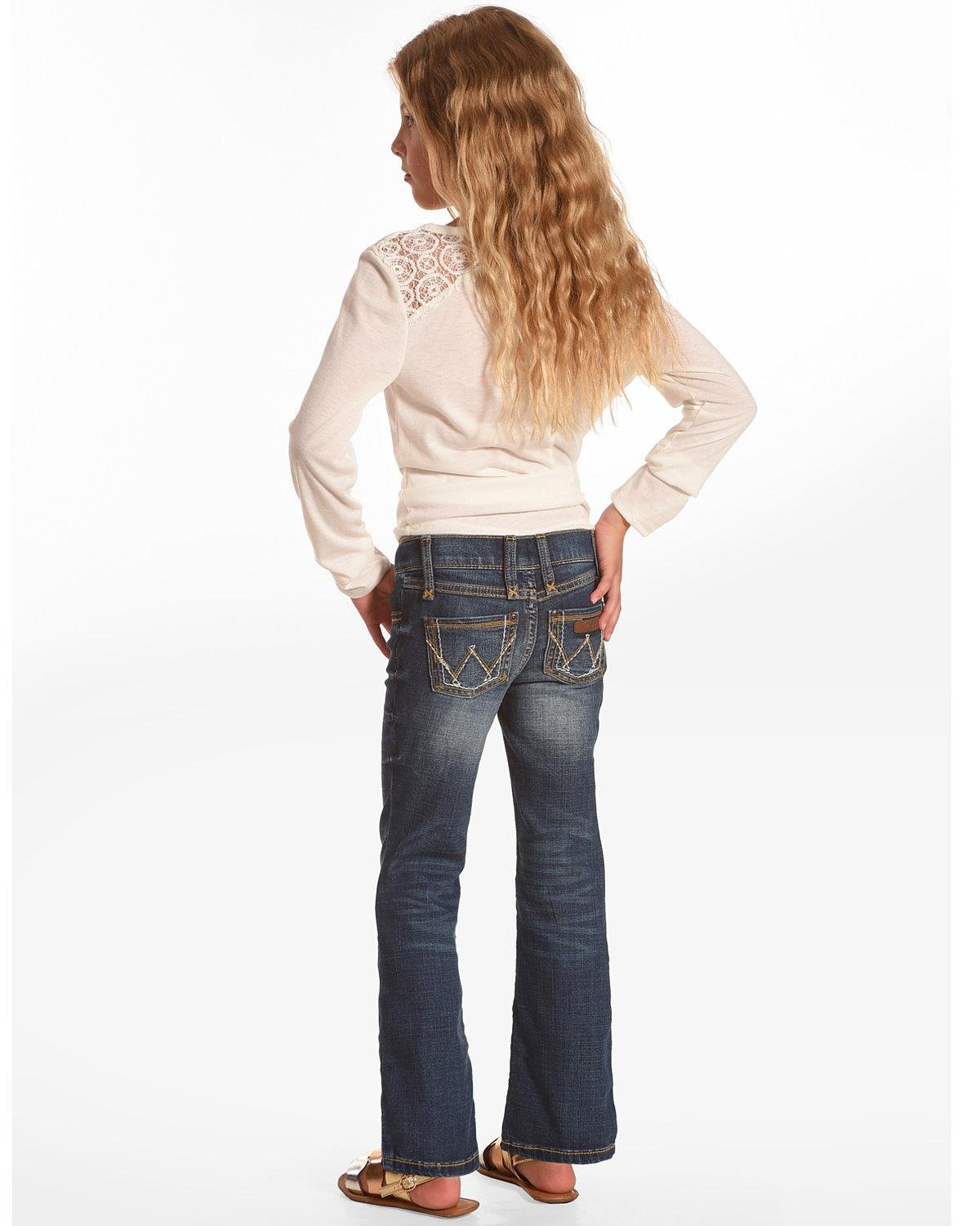 Wrangler Girls' Retro Stretch Boot Cut Jean