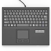 E-SDS Industrial Wired USB Keyboard 84 Keys with Touchpad, Slim Portable and one USB Port